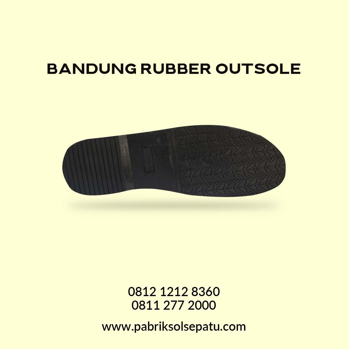 sol sepatu karet 230